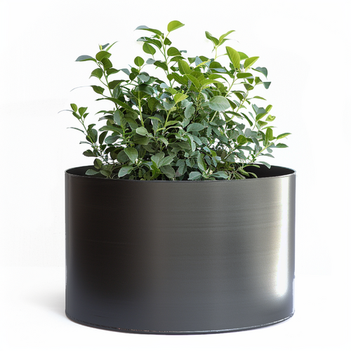 LUX-EDGE Planter Circular Powder Coated Steel