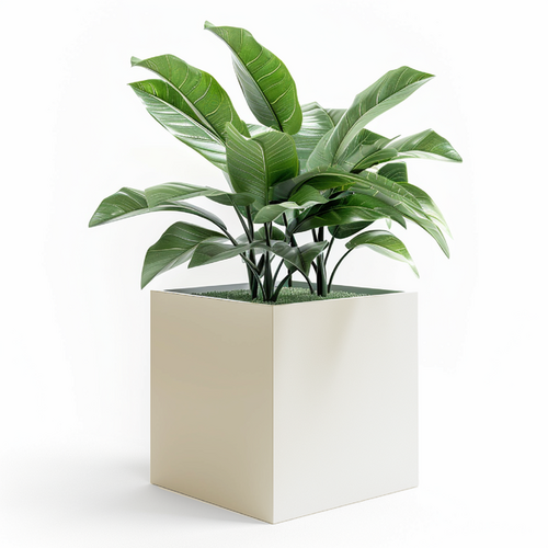 LUX-EDGE Square Planter Powder Coated Steel